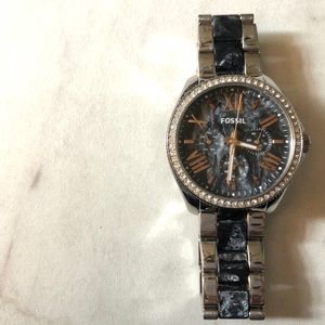 Fossil Cecile watch, two tone